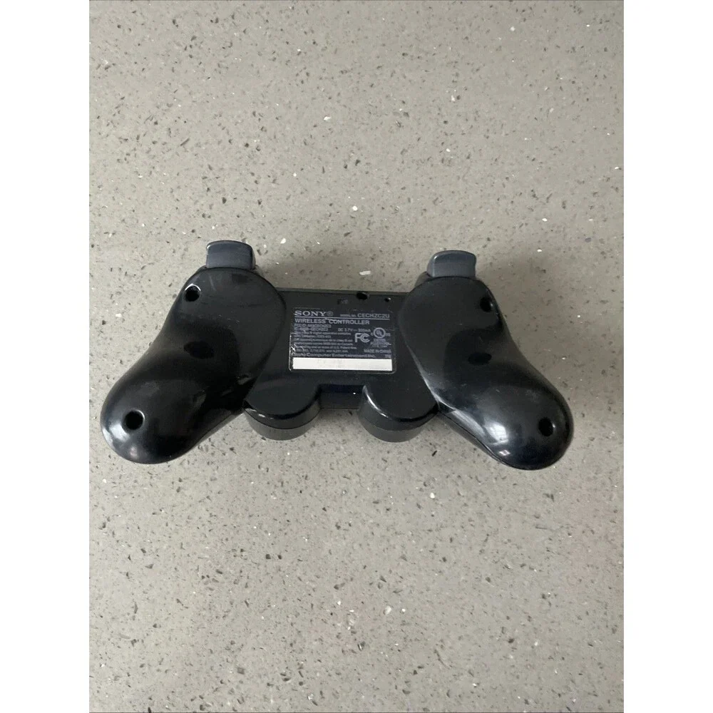 Sony PlayStation 3 DualShock 3 Wireless Controller Black OEM CECHZC2U Untested